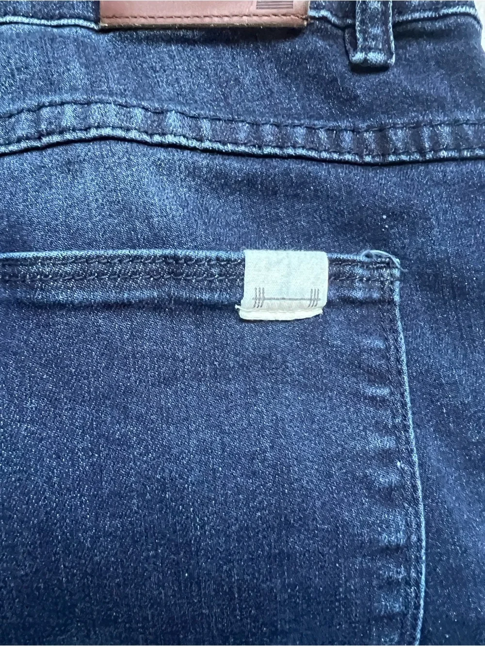 Barbell Apparel Mens Jeans Sz 36 Straight Leg Stretch USA MADE Denim Distressed